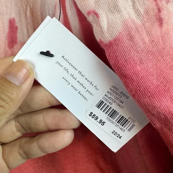 NWT LIVI by Lane Bryant Sweater 22/24 Tie Dye Hood Athleisure Lounge Beach 3X - Picture 8 of 12